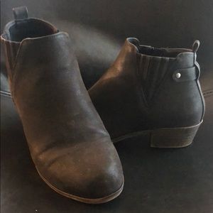 Charcoal Jessica Cline Ankle Booties